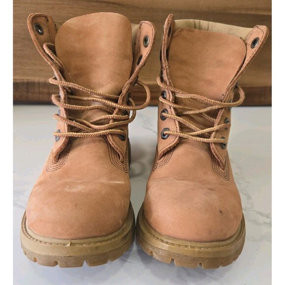 Timberland Youth Boys Boots Size 3 Premium Black Leather Waterproof 35 - Picture 2 of 7